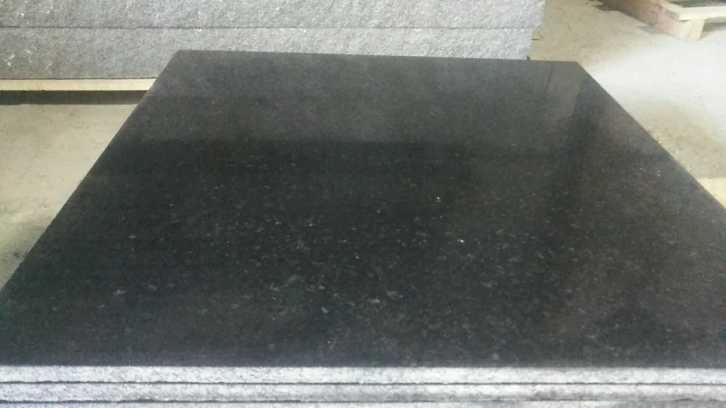 Polished New Mongolia Black Granite Black Basalt for Wholesale